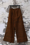 Mutedance 25 Spring/Summer Silk/Printed Trousers MD-MD25SS127-BROWN